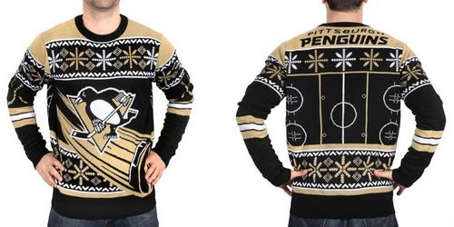 Pittsburgh Penguins Men's NHL Ugly Sweater-1 - Click Image to Close